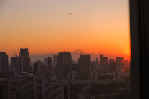istock Mount Fuji and Tokyo Cityscape 1491027775