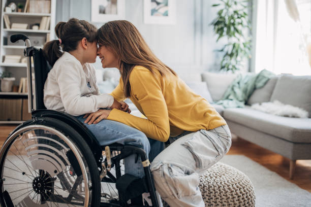 istock Mom and young daughter at home 1491038314