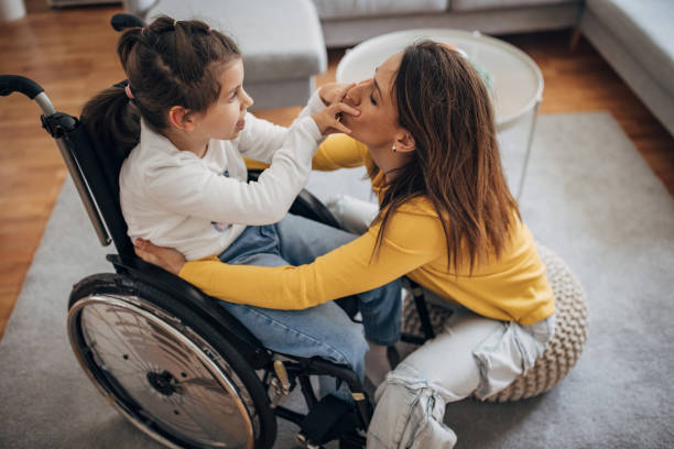 istock Mom and young daughter at home 1491038330