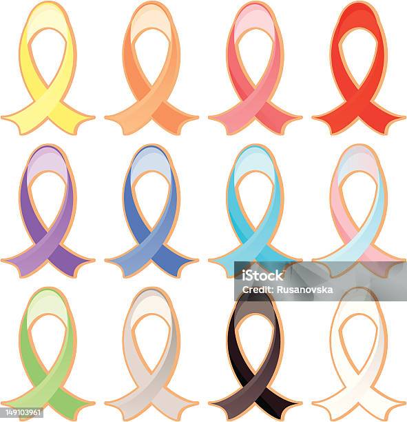 Awareness Ribbons Stock Illustration - Download Image Now - Cancer - Illness, Cancer Cell, Multiple Sclerosis