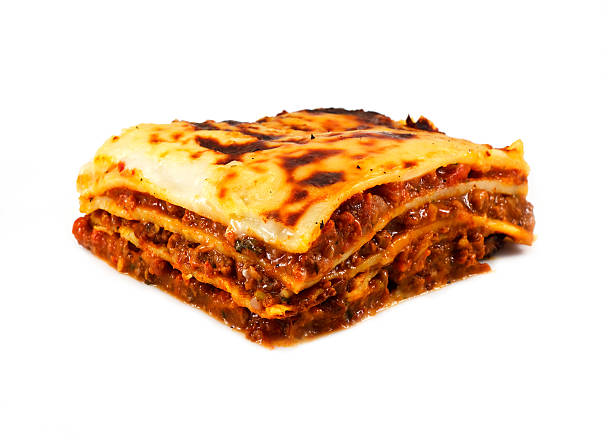 istock Homemade traditional lasagna and fries 149104264