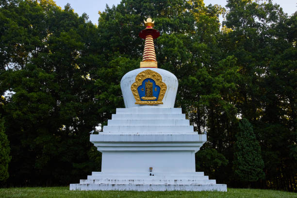 istock Tibetan Chorten shrine in Indiana 1491049311