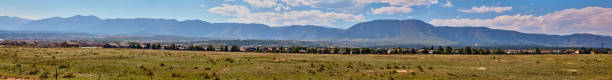 istock Panorama of mountain range in Colorado 1491051058