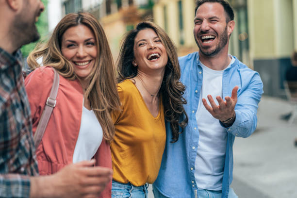 istock Friends having fun outdoors in the city 1491051654