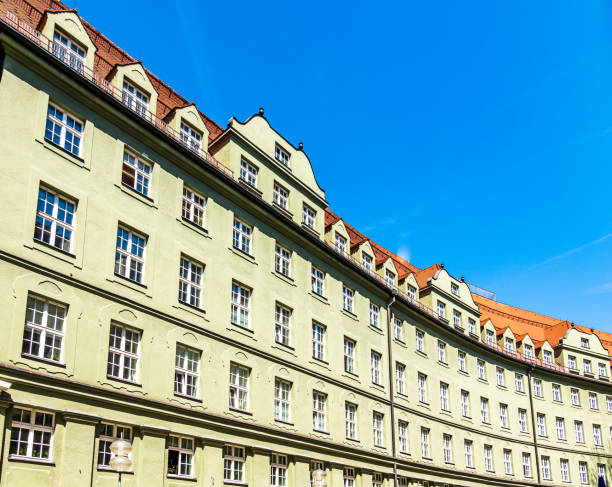 istock facade of an old apartment house 1491055936
