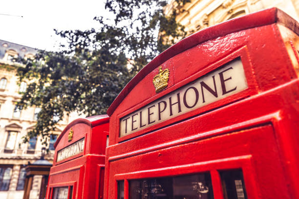 istock Traditional old style UK red phone box 1491064711