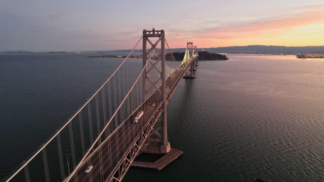 San  Francisco Bay Bridge at Dawn