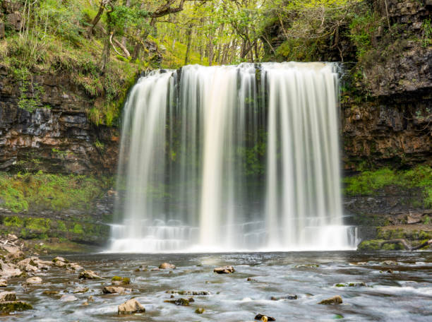 istock Pretty beautiful waterfall in Brecon Beacons National Park, Wales UK. 1491072973