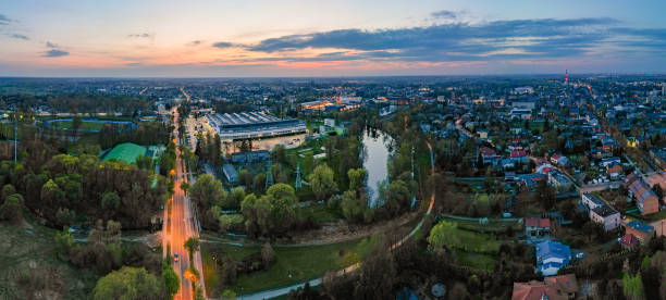 istock View at Pabianice city from a drone 1491076697