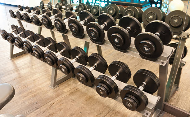 istock dumbbell in fitness room 149107893