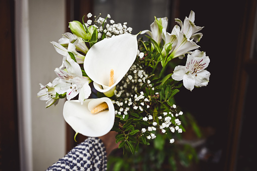 Bouquet of flowers close up