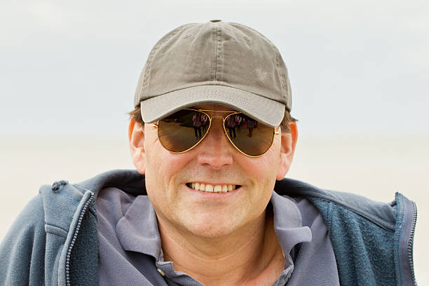 istock Man in baseball cap and sunglasses 149108981