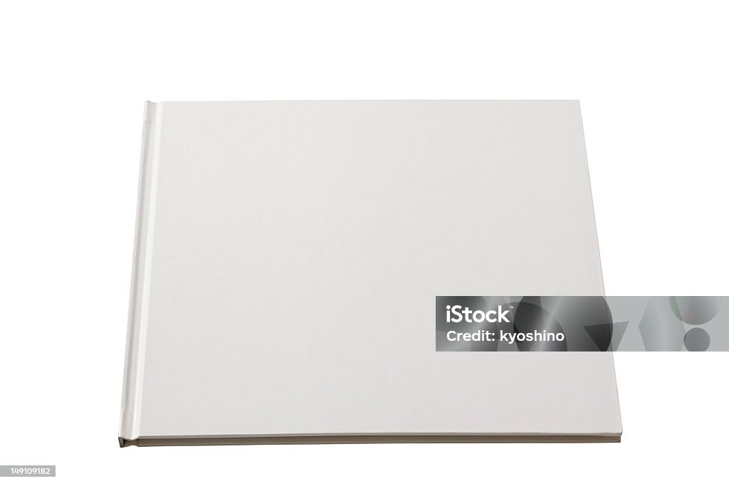 Aislado fotografía de Libro Blanco en blanco sobre fondo blanco - Foto de stock de Libro libre de derechos