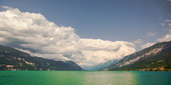 Interlaken. Switzerland. Brienz Lake. Bern canton