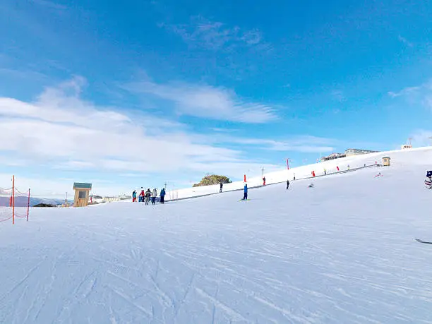 Mount Buller popular with snow sports in Victoria, Australia