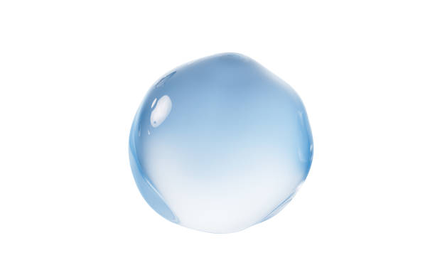軟水滴球、3Dレンダリング。