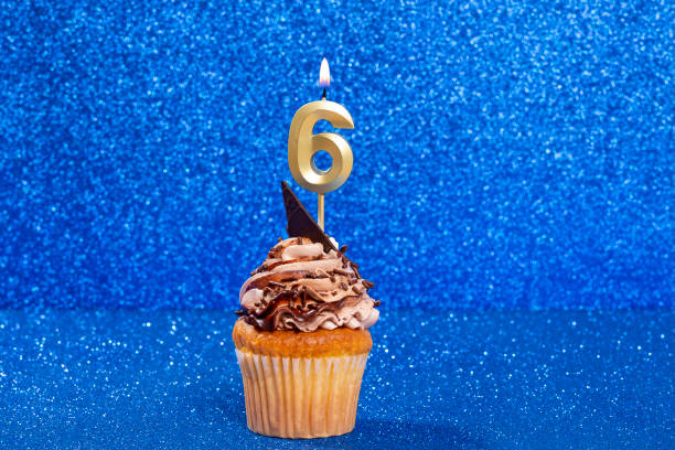 istock Cupcake With Number For Celebration Of Birthday Or Anniversary 1491119892