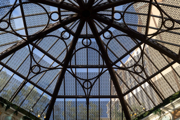 istock A building with a glass roof that has a large dome 1491136976