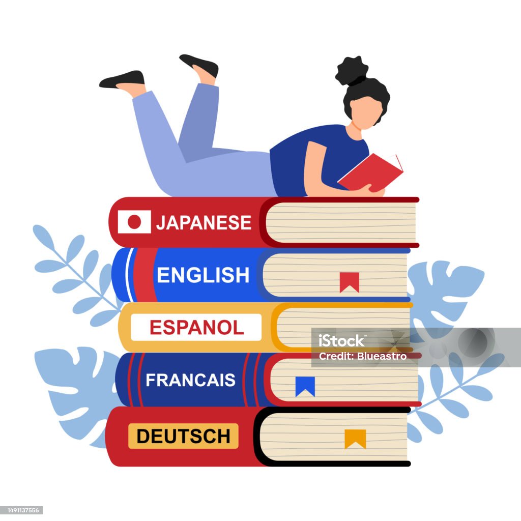 Confusing Foreign Language Foreign Language Learning Concept Vector Illustration Stock ...