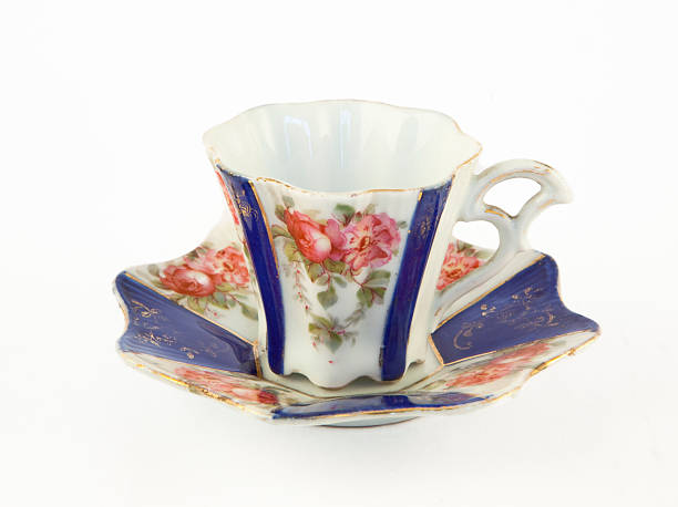 istock Antique Porcelain Cup and Saucer 149113853