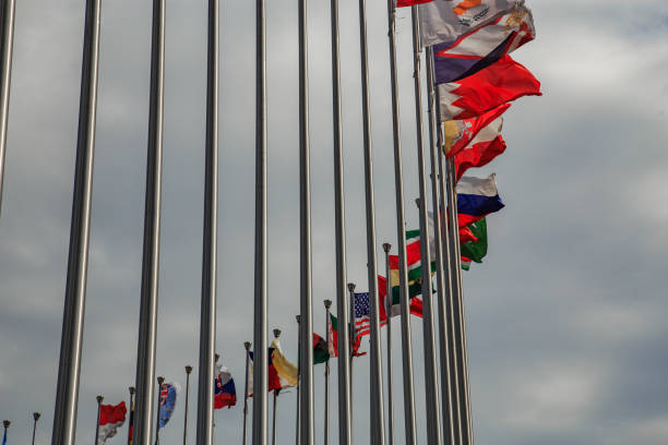 istock A row of national flags 1491142726