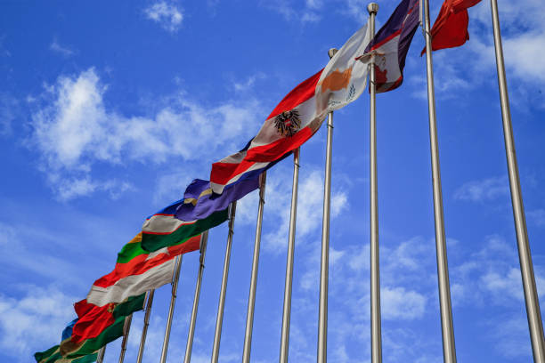 istock A row of national flags 1491142738