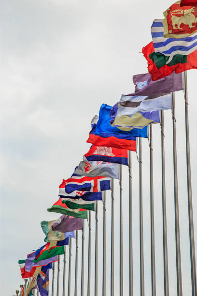 istock A row of national flags 1491142777