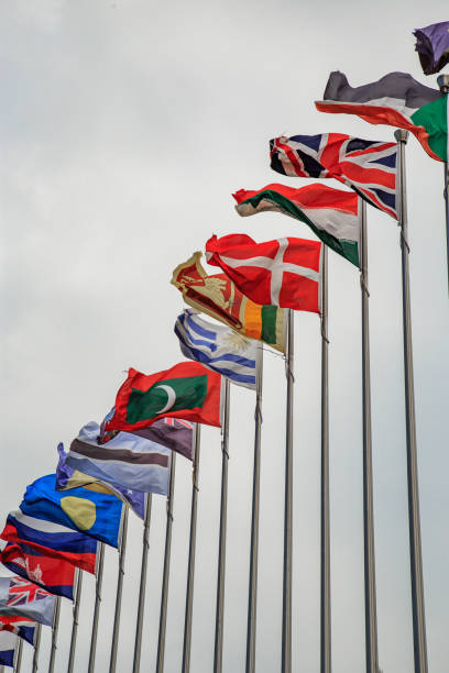 istock A row of national flags 1491142783