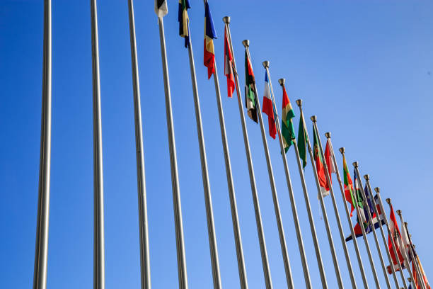 istock A row of national flags 1491143038