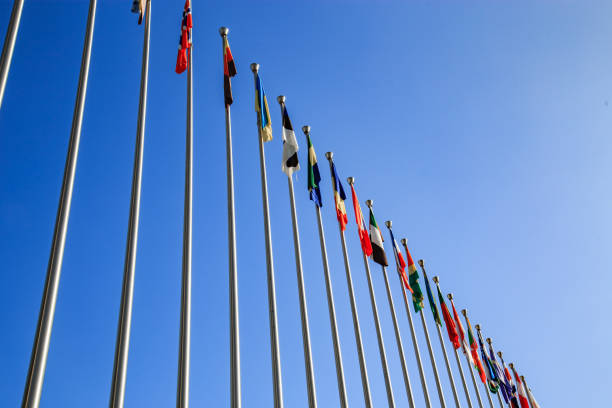 istock A row of national flags 1491143040