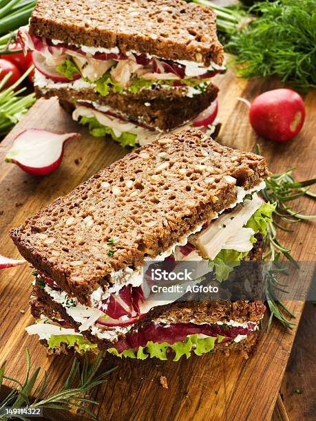 Sandwiches Stock Photo - Download Image Now - Appetizer, Bread, Breakfast