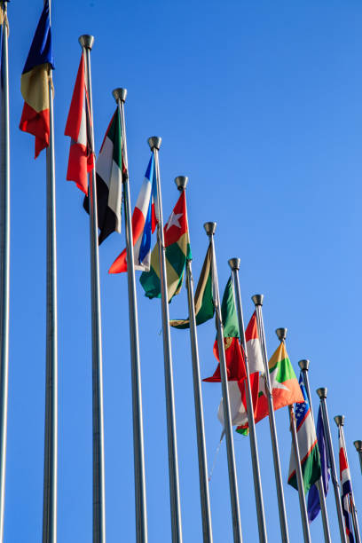 istock A row of national flags 1491143374