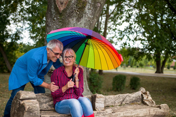 istock Couple walking in wet day 1491144545