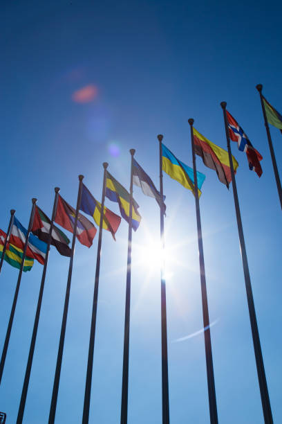istock A row of national flags 1491144575