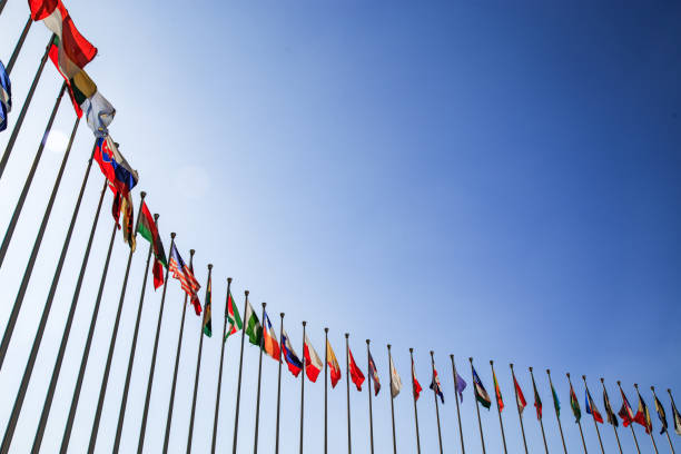 istock A row of national flags 1491144836