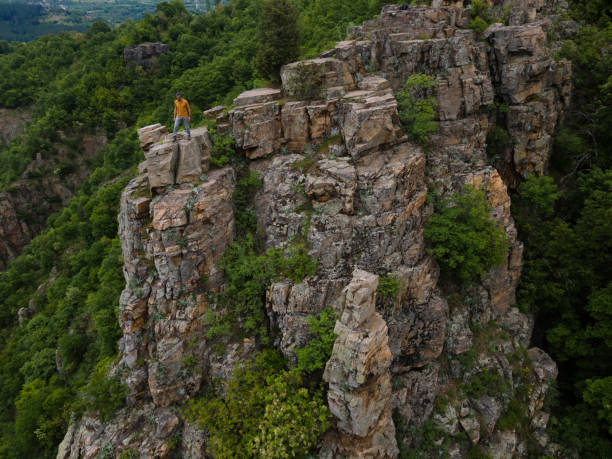People enjoying spring in nature.