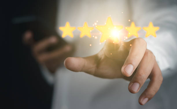 istock Customer Experiences review satisfaction feedback survey concept. Client give rating to service on online application,Customer can evaluate quality of service leading to reputation ranking of business. 1491153245