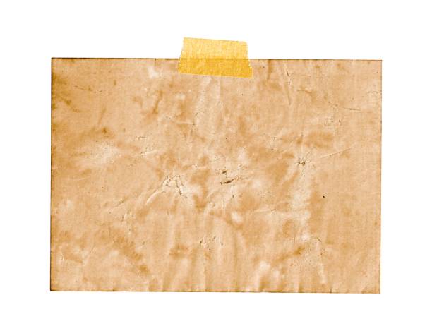 istock vintage blank paper texture isolated with tape 1491155752