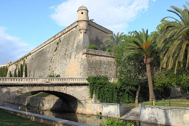 Es Baluard Fortress in Palma de Mallorca stock photo