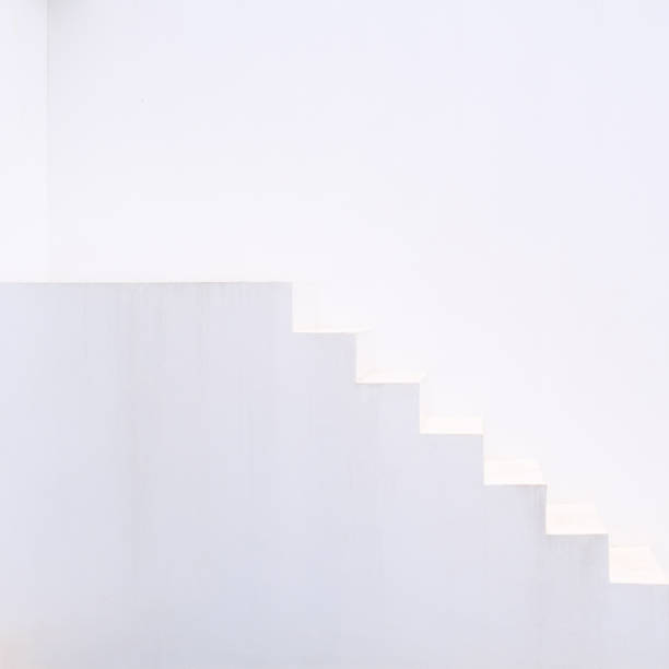 istock white concrete stairs outside the coffee shop 1491161283