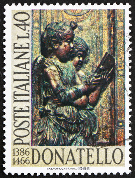 istock Postage stamp Italy 1966 Singing Angels, by Donatello 149116569