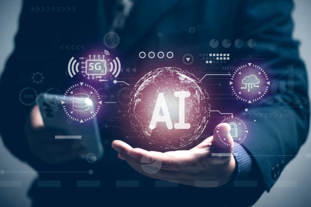 istock Ai tech, businessman show virtual graphic Global Internet connect with AI, Artificial Intelligence concept. Futuristic technology transformation. Business. Finance. Medical. Education. 1491167199
