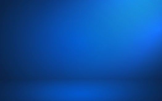 Empty dark blue room with Luxury blue gradient background for display your product