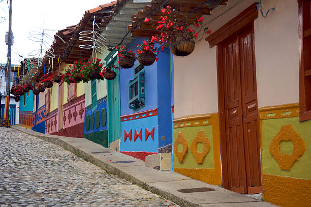 istock Colonial street in Colombia 149117212