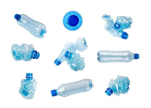 istock Blue Plastic Bottle Isolated, Empty Plastic Bottle, Global Pollution Concept, Water Pet Bottles 1491182326