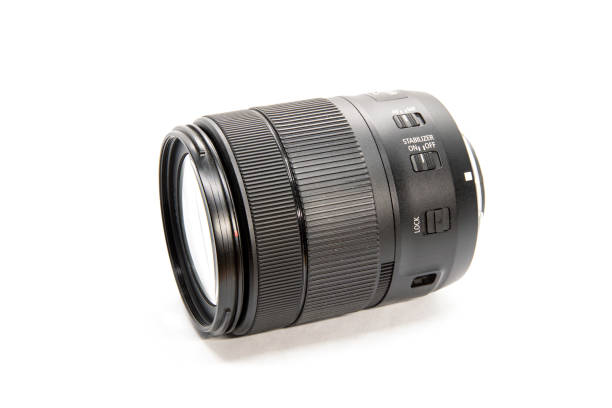 istock Lens for a professional camera on a white background 1491183671