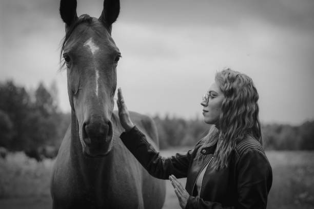istock A girl and a horse 1491184929