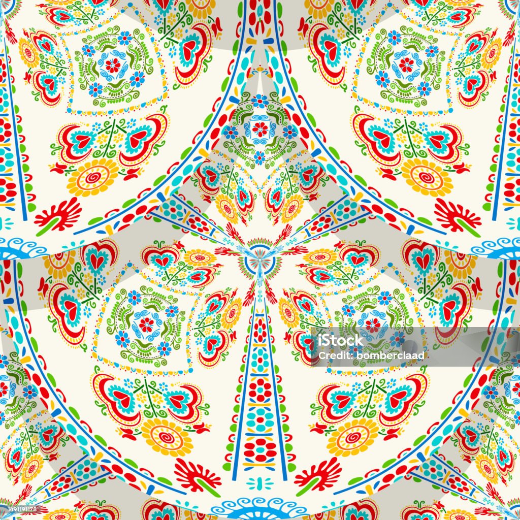 Hugarian Patterns Hungarian Embroidery Pattern 147 Stock Illustration - Download Image ...