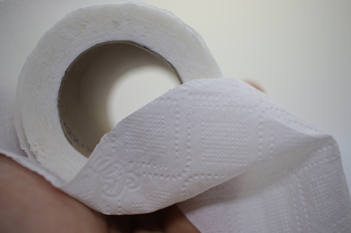 old toilet paper