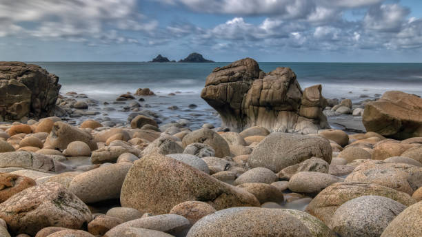 istock Rocks and boulders in Port Nanven 1491204448